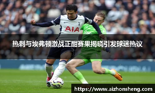 热刺与埃弗顿激战正酣赛果揭晓引发球迷热议
